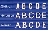 Directories and Letter Boards