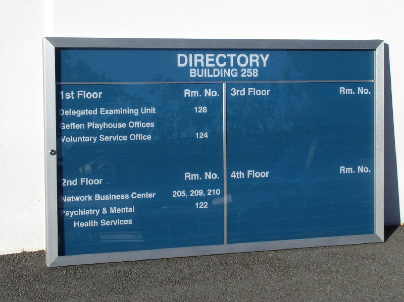 Directories and Letter Boards